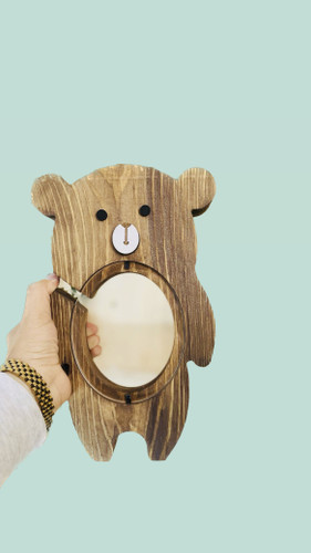 خرید اسباببازی چوبی قلک خرسی