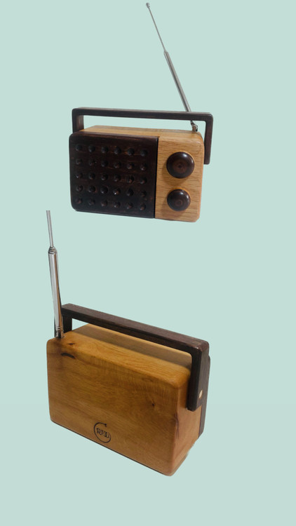 خرید اسباببازی چوبی رادیو چوبی دکوری پوتوس