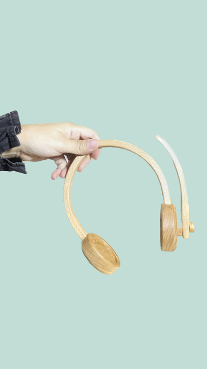 خرید اسباببازی چوبی هدست چوبی پوتوس