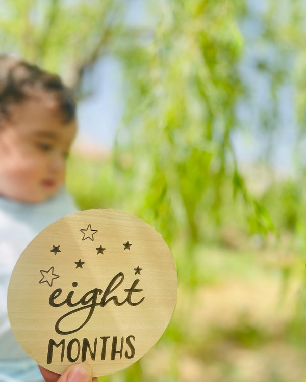 دیسک ماهگرد تا 12 ماهگی چوبی پوتوس