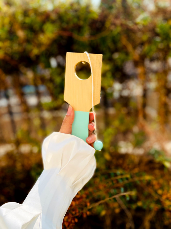 خرید اسباببازی چوبی مدل توپ و حلقه چوبی پوتوس