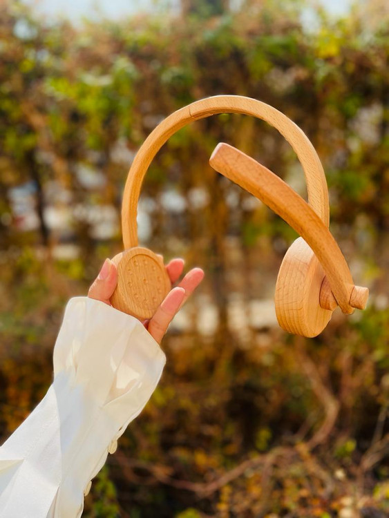 خرید اسباببازی چوبی هدست چوبی پوتوس