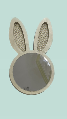 آینه دکوراتیو اتاق کودک طرح خرگوش