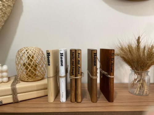 خرید اسباببازی چوبی کتاب دکوراتیو چوبی پوتوس