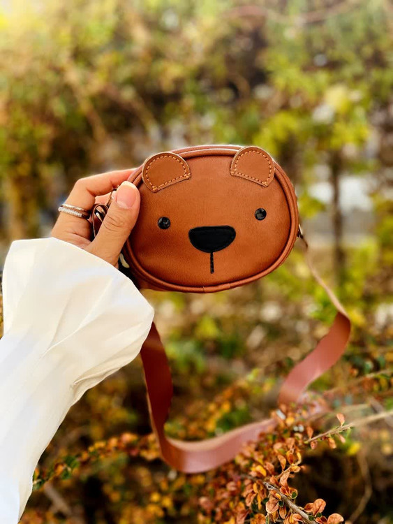 کیف چرم بچگانه مدل تدی