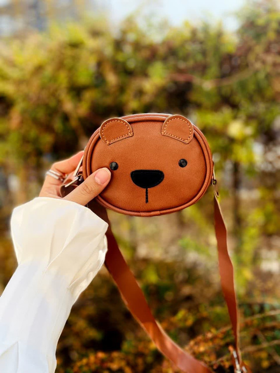 کیف چرم بچگانه مدل تدی