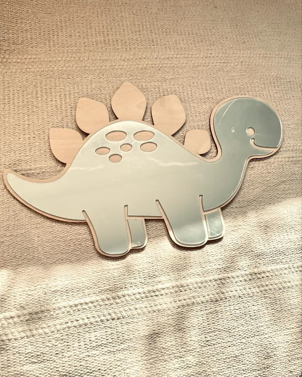 آینه پلکسی کودک طرح دایناسور پوتوس