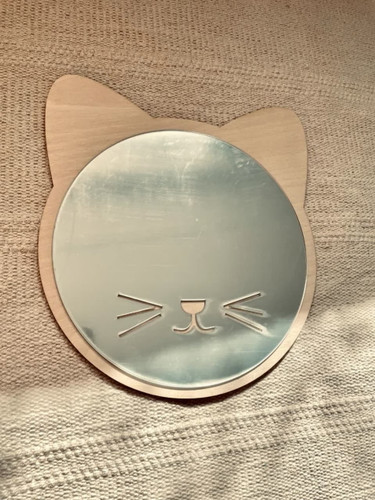 آینه پلکسی کودک طرح گربه پوتوس