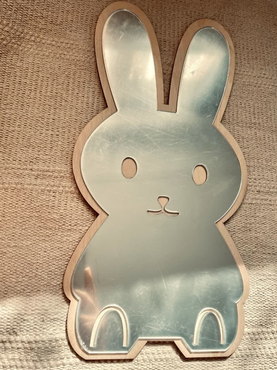 آینه پلکسی کودک طرح خرگوش پوتوس