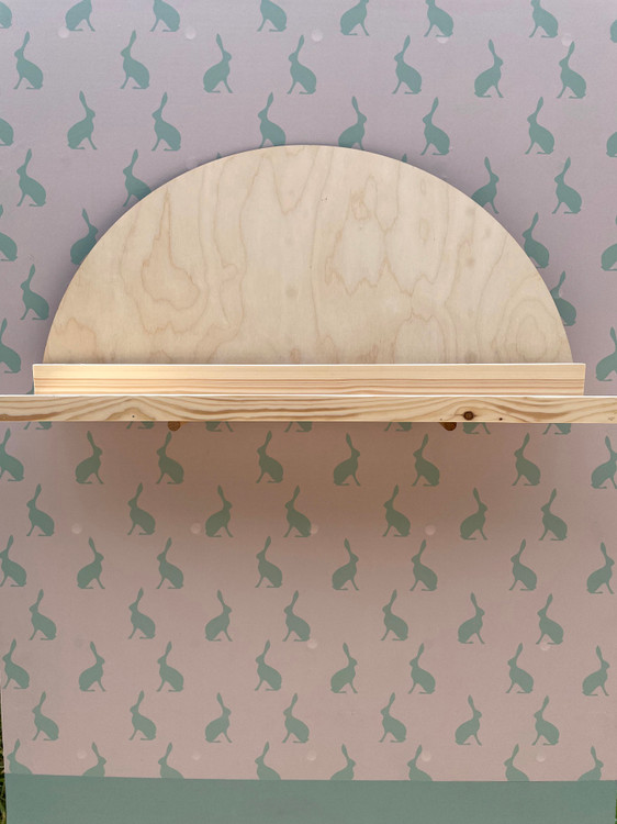 شلف دیواری طرح جلو لبه دار عریض