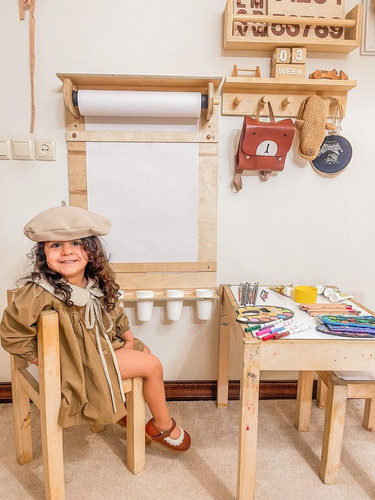 خرید اسباببازی چوبی مدل استند تخته نقاشی