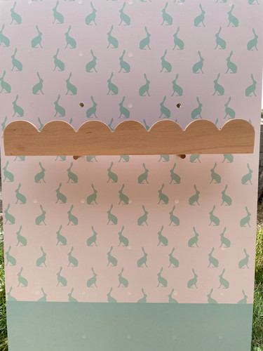 شلف دیواری طرح لبه کنگره راش