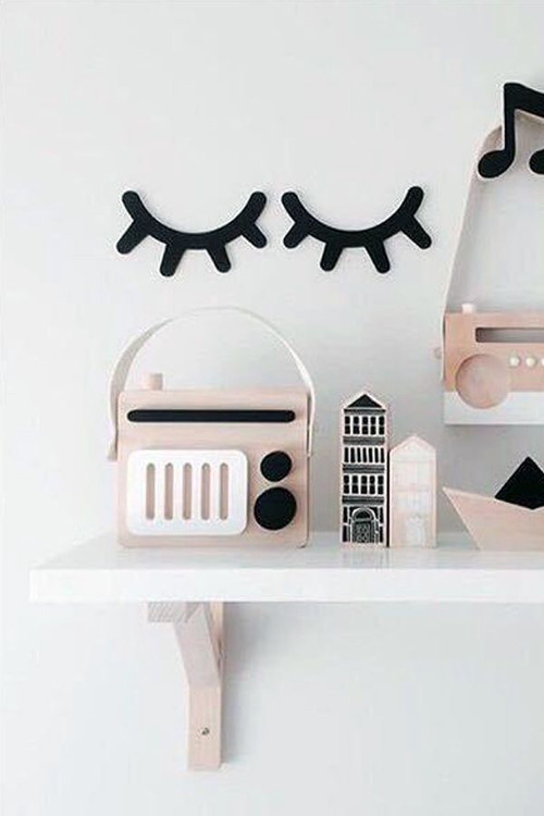 استیکر پلک مشکی