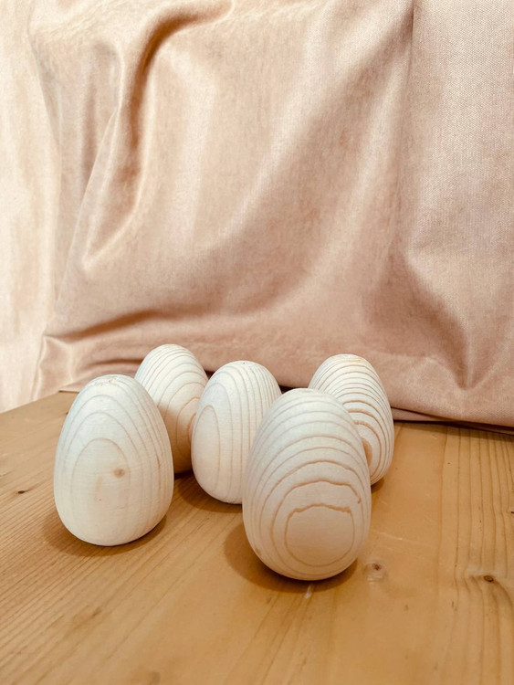 خرید اسباببازی چوبی مدل تخم مرغ خام