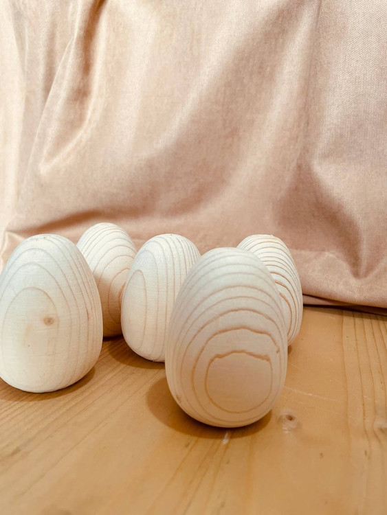 خرید اسباببازی چوبی مدل تخم مرغ خام