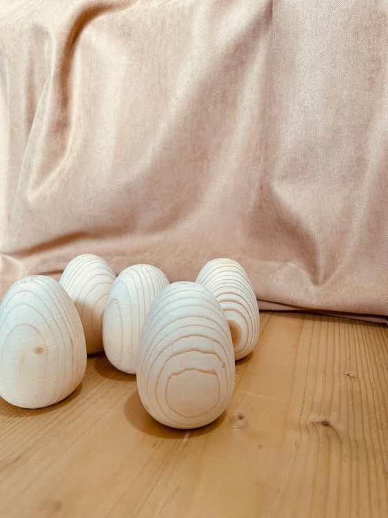 خرید اسباببازی چوبی مدل تخم مرغ خام